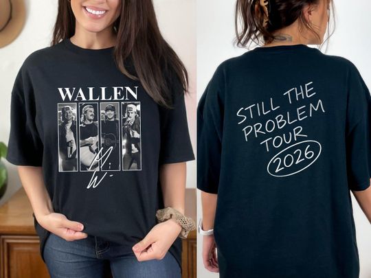 Wallen Western Double-Sided Tour 2026 Shirt, 2 Sides Country Music Tee, Wallen Fan Gift, Retro Concert Merch T-Shirt