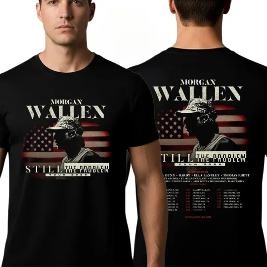 Discover Wallen Western Still The Problem Tour 2026 Schedule Tour Dates T-Shirt