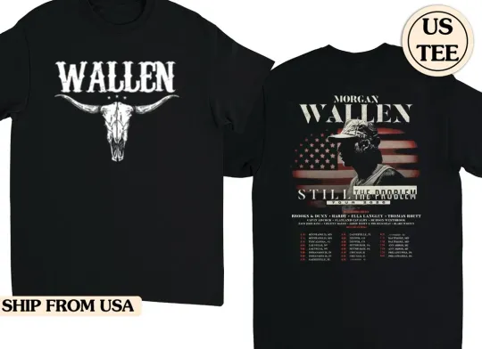 Discover Wallen Western Still The Problem Tour 2026 T-Shirt