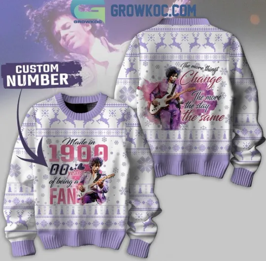 Discover Personalized Prince Made In 19Xx With Years Of Being A Fan Ugly Sweater