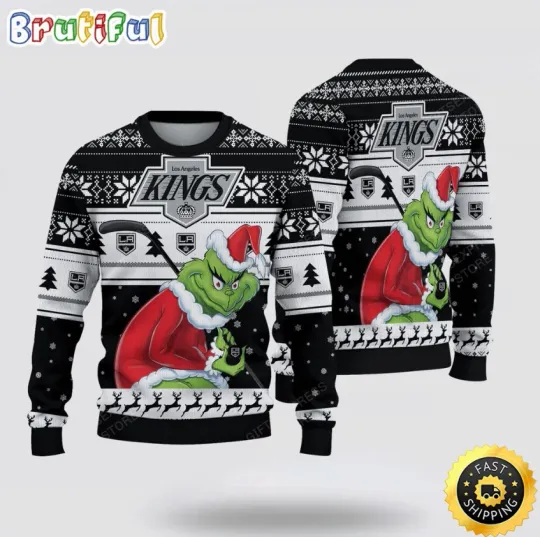 Discover FREE SHIPPING!!! LA Kings funny character Holiday Ugly Christmas Sweater