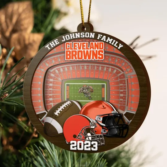 Discover Personalized Cleveland Football Team Brownss Christmas Ornament Gift Decor