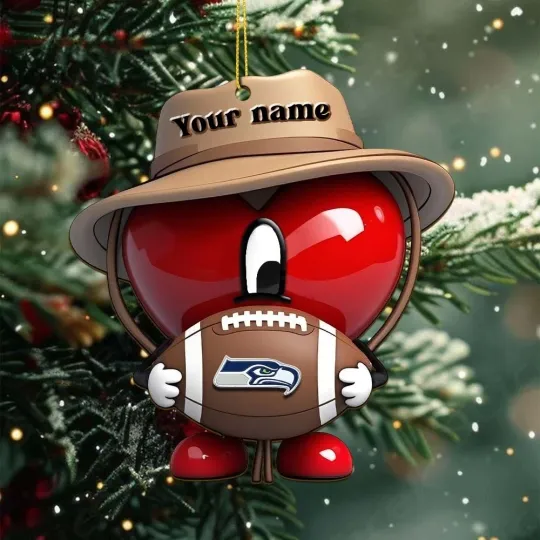 Discover Personalized Seattle Football Team Seahawkss Christmas Ornament Gift Decor