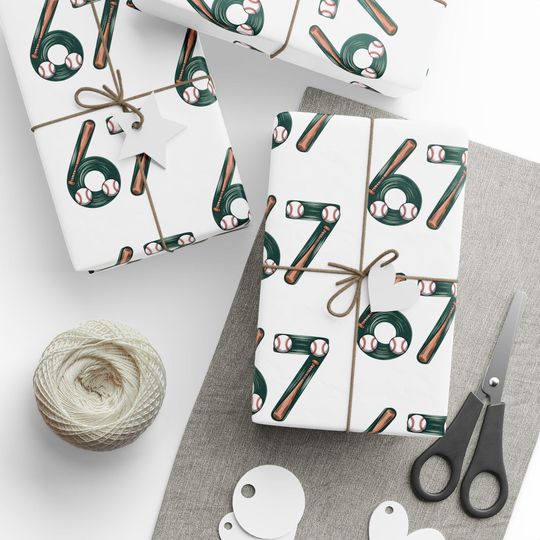 Discover 67 Baseball Wrapping Papers - Christmas Santa Cartoon Funny Meme, Gift Wrap, Theme, Holiday Gift Present