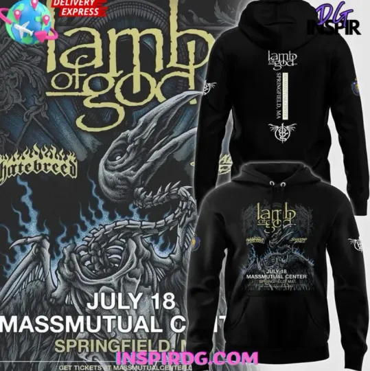 Discover Lamb Of God Tour 2025 Special 3D Printed Hoodie