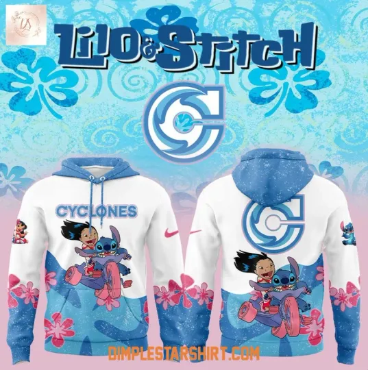 Discover Cincinnati Cyclone X Lilo And Stich 2025 3D Hoodie