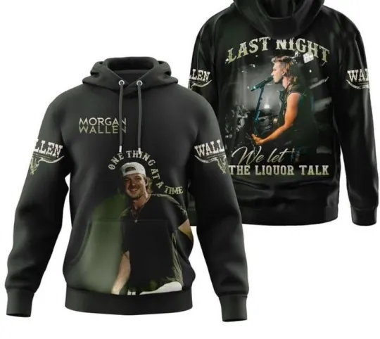 Discover Wallen Western Last Night We Let Talk One Thing Hoodie