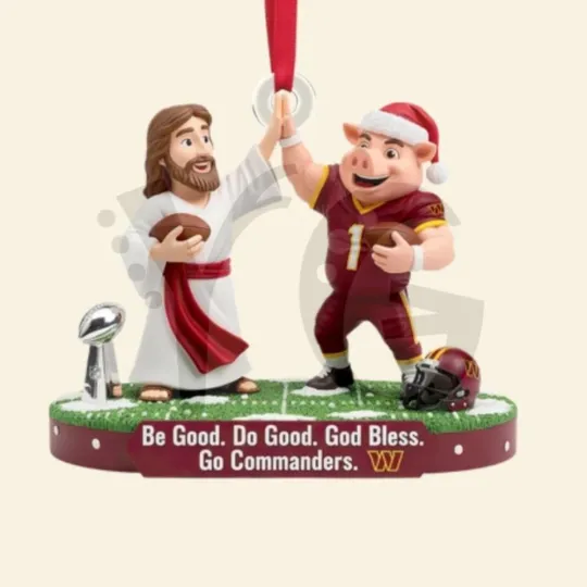 Discover Personalized Washington Football Team Commanderss Christmas Ornament Gift Decor
