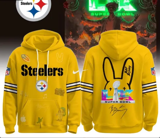 Discover Pittsburgh 2025 BadBunny  The Super Bowl Halftime Show Hoodie 3D