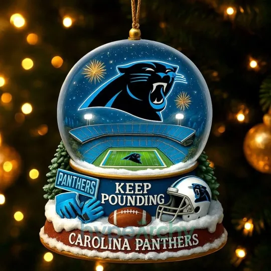 Discover Personalized Carolina Football Team Pantherss Christmas Ornament Gift Decor