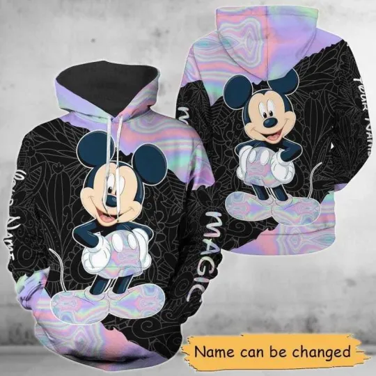 Discover Personalized Mickey All You Need Is A Little Of Magic Hoodie 3D Printed