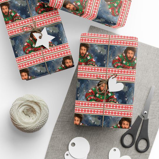 Die hard Gift Wrap Sheets - Christmas movie wrapping paper, Nakitomi, john mcclane, hans gruber