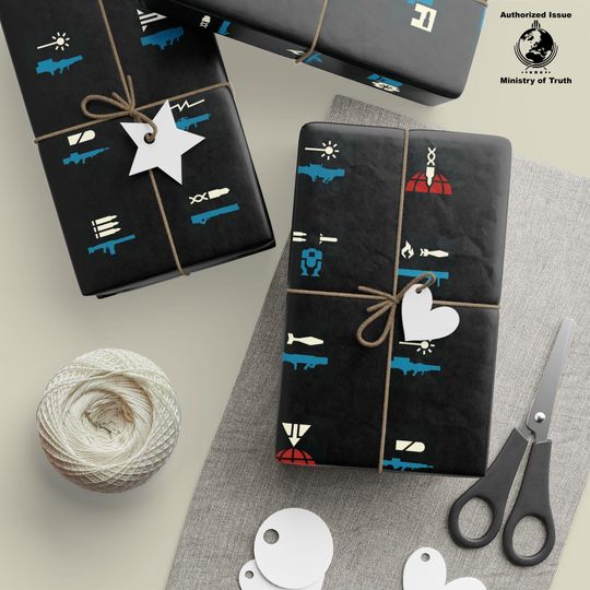 Discover Helldivers 2 Stratagem Wrapping Paper, Birthday, Christmas Gift Wrap