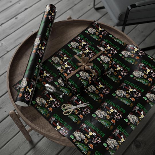Discover Retro Christmas Wrapping Paper National Lampoon's Christmas Vacation