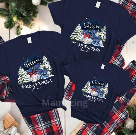 Discover Polar Express Christmas Pyjamas, Christmas Eve Pyjamas, adult Matching PJs. Christmas Polar Express pajamas. Christmas Eve Box.