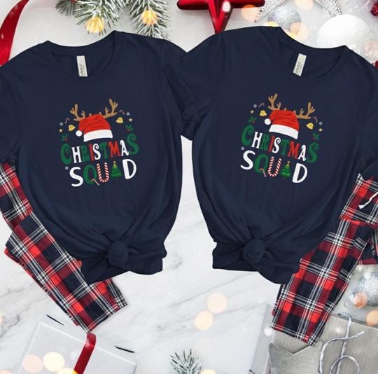 Discover Christmas Squad Pyjamas: Matching Family Navy PJs