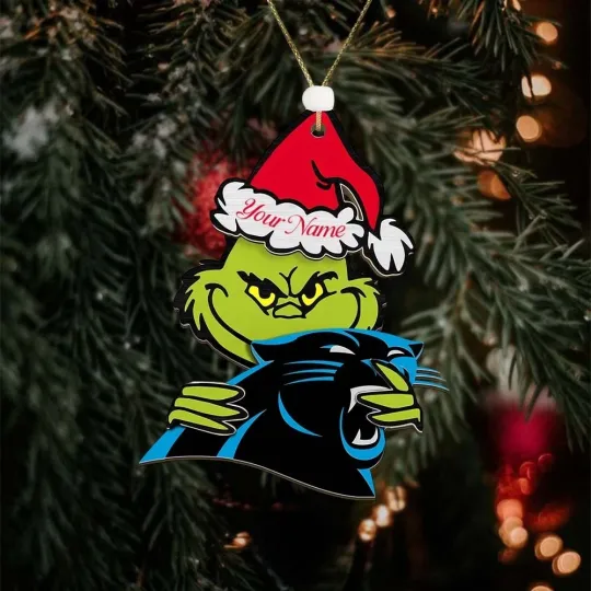 Discover Personalized Carolina Football Team Pantherss Christmas Ornament Gift Decor