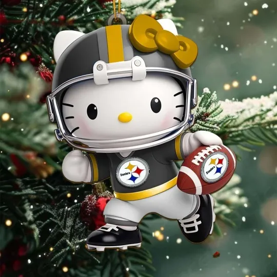 Discover Pittsburgh Football Team Steeler Christmas Ornament Gift Decor