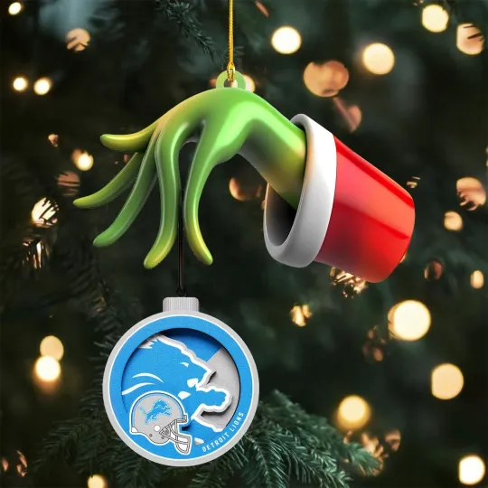 Discover Detroit Football Team Lionss Christmas Ornament Gift Decor