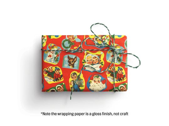 Discover Vintage Kitsch Christmas Wrapping Paper: Retro Holiday Designs