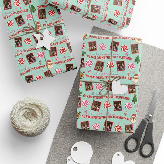 Discover Jonas Brothers Christmas Wrapping Paper, Holiday Lyrics, Like its Christmas lyric tee