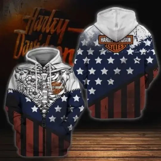 Discover Harley Racing Davidson 3D Hoodie