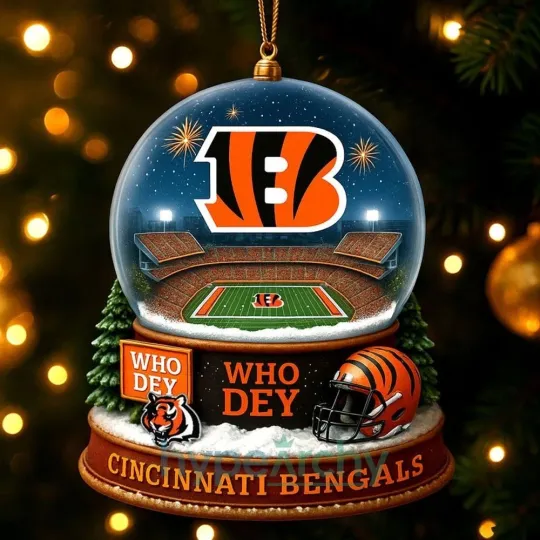 Discover Cincinnati Football Team Bengalss Christmas Ornament Gift Decor