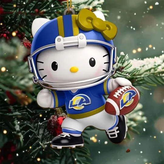 Los Angeles Football Team Rams Christmas Ornament Gift Decor