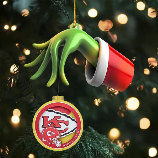 Discover Kansas City Football Team Chiefss Christmas Ornament Gift Decor
