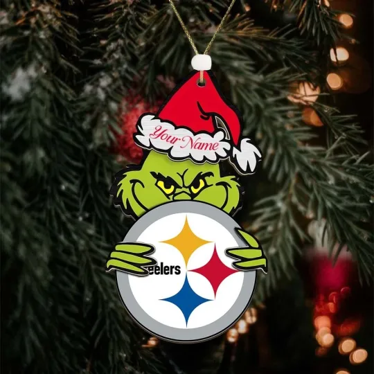 Discover Personalized Pittsburgh Football Team Steelerss Christmas Ornament Gift Decor