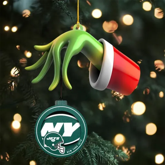 Discover Personalized New York Football Team Jetss Christmas Ornament Gift Decor