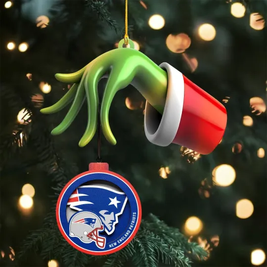 Discover Personalized New England Football Team Patriotss Christmas Ornament Gift Decor
