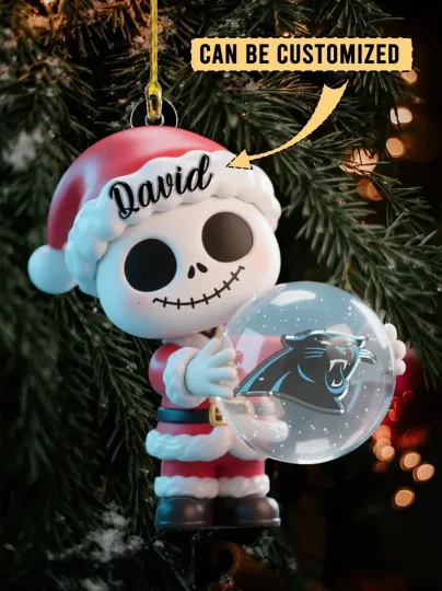 Discover Personalized Carolina Football Team Pantherss Christmas Ornament Gift Decor