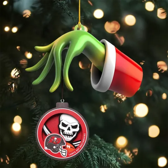 Discover Personalized Tampa Bay Football Team Buccaneerss Christmas Ornament Gift Decor