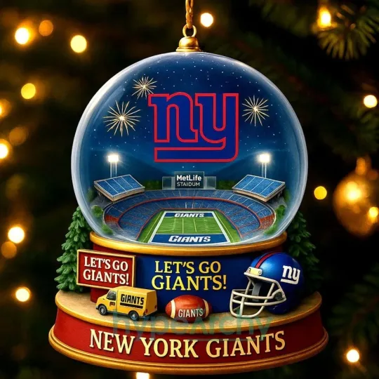 Discover New York Football Team Giantss Christmas Ornament Gift Decor