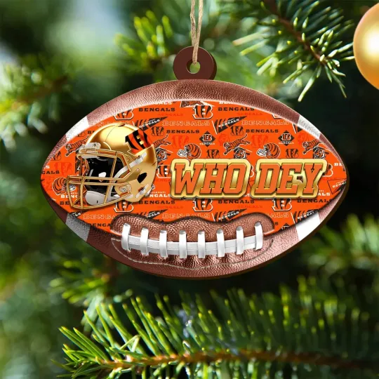 Discover Cincinnati Football Team Bengalss Christmas Ornament Gift Decor