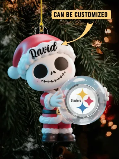 Discover Personalized Pittsburgh Football Team Steelerss Christmas Ornament Gift Decor