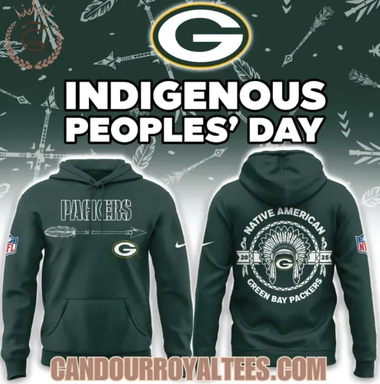 Discover Green Bay Packer Indigenous Peoples Day 2025 3D Hoodie