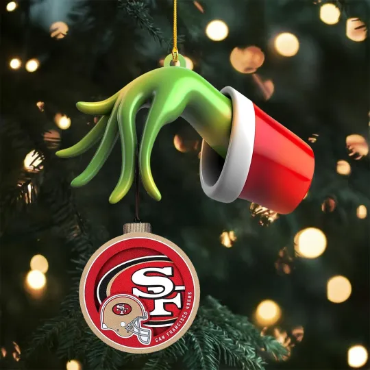 Discover San Francisco Football Team 49erss Christmas Ornament Gift Decor