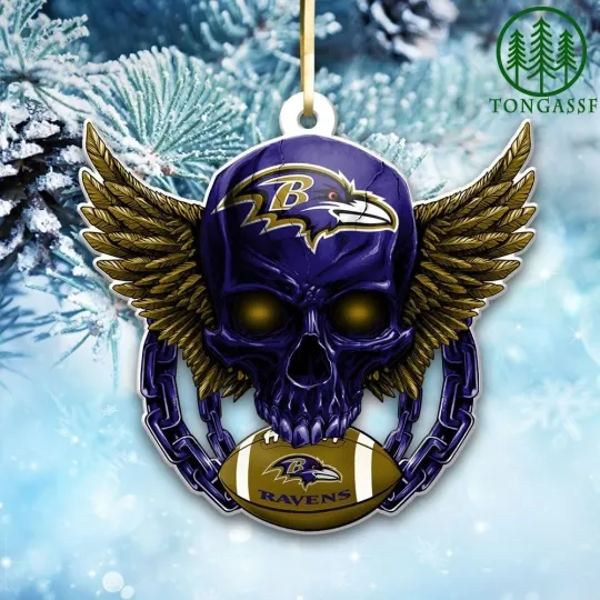 Discover Baltimore Football Team Ravens Christmas Ornament Gift Decor
