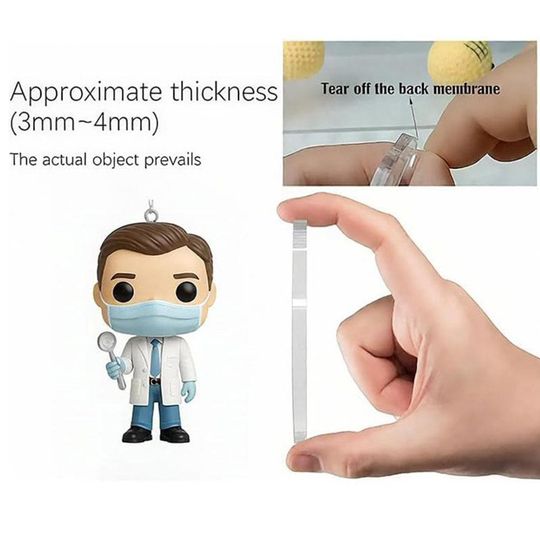 Discover 2025 Whiskey Advent Calendar 2D Acrylic Christmas Tree Pendant Christmas Surprise Gift Blind Box Festive Atmosphere Decoration