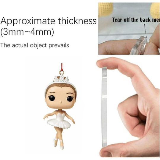 Discover 2025 Classic Ballet Shows Advent Calendar Ballet 2D Flat Acrylic Pendant Christmas Surprise Gift Blind Box Bright-colored