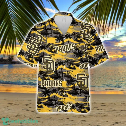 Discover San Diego Baseball Team Padress Hawaiian Button Down Full Size S-5XL