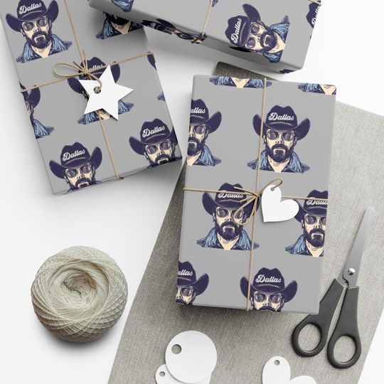 Wrapping Paper, Dallas Cowboys Football Gift Wrap, Sports Fan Birthday Present, Game Day Celebration Decor, Team Spirit Holiday Packaging