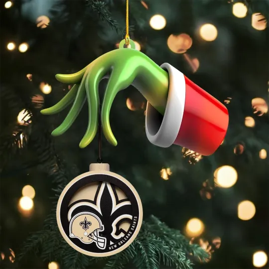 Discover Personalized New Orleans Football Team Saintss Christmas Ornament Gift Decor