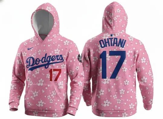 Discover SHOHEI OHTANI #17 Hoodie Men Hot Pink  AOP 3D All Size MINH5A