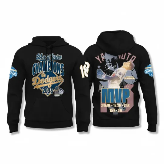 #18 Yamamoto All Star Baseball Caricature Fan Hoodie