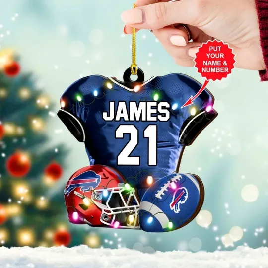 Discover Personalized Buffalo Football Team Billss Christmas Ornament Gift Decor