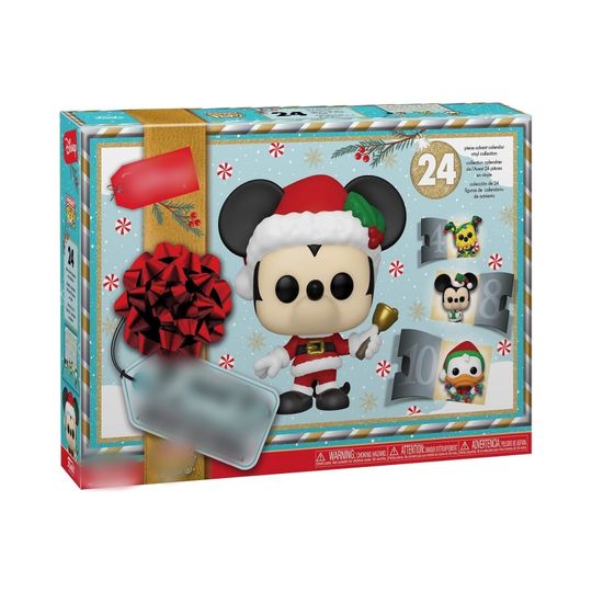 Discover Disney Christmas 24-Day Countdown Advent Calendar Holiday Themed Toy Collectible Blind Box Trendy Surprise Gift Package