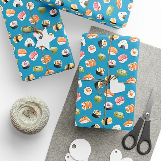 Discover Sushi Wrapping Paper
